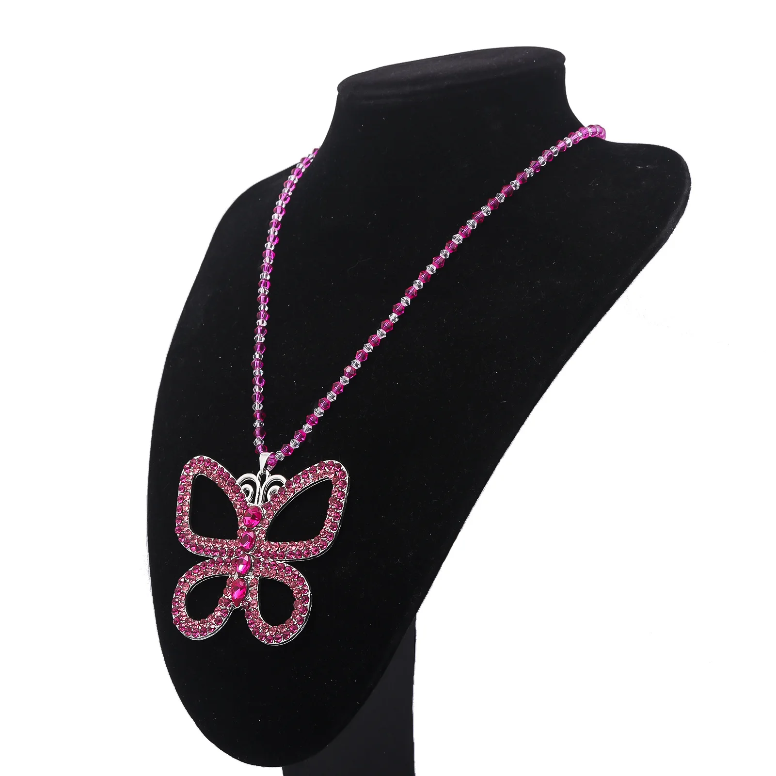 Зеленый большой бант для девочек кулон с драгоценными камнями преувеличенное