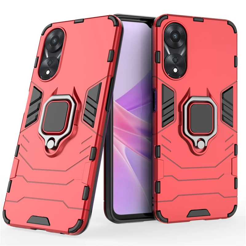 Phone Case For OPPO A78 5G Cover For OPPO A78 5G Capas Shockproof Back Bumper Ring Holder Magnetic Case OPPO A 78 A78 5G Fundas