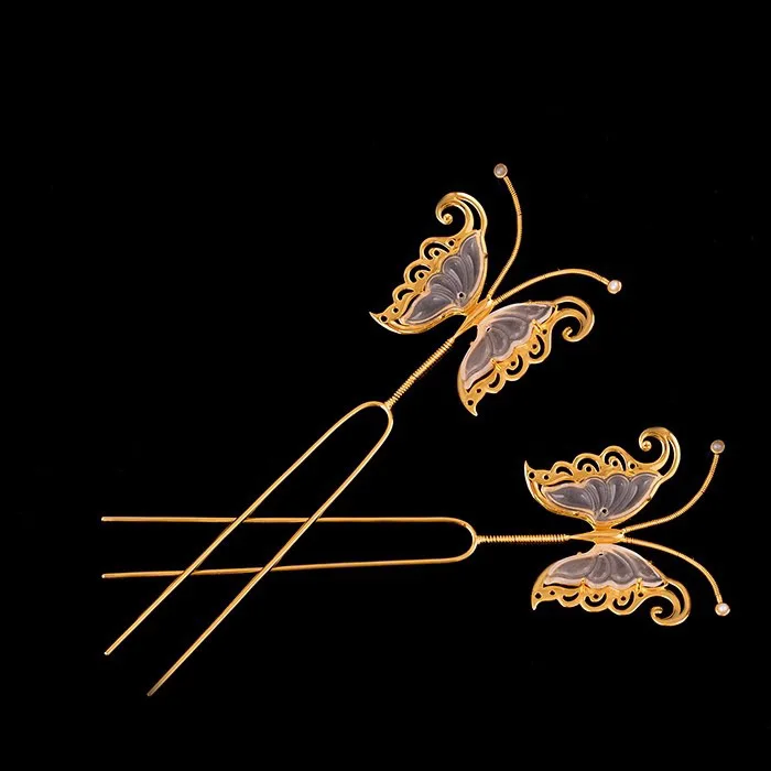 Ювелирные изделия Hanfu чистое посеребрение золото дворцовый стиль Су Бу Яо