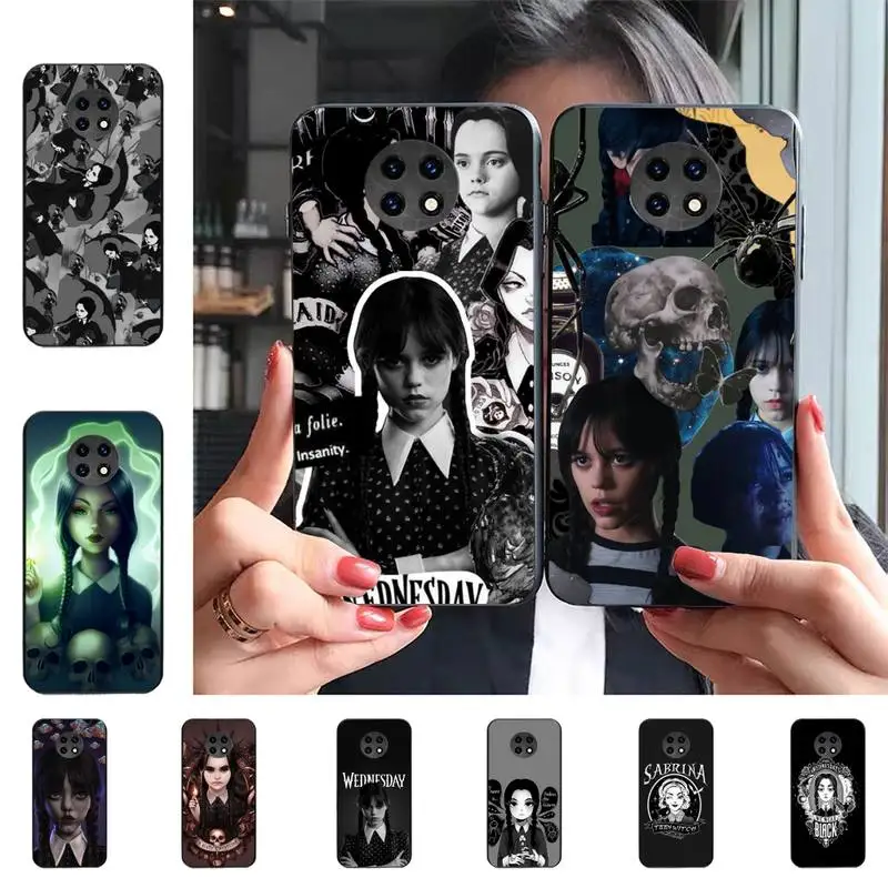 

Wednesday Addams Family Tv show Phone Case for Samsung S20 lite S21 S10 S9 plus for Redmi Note8 9pro for Huawei Y6 cover