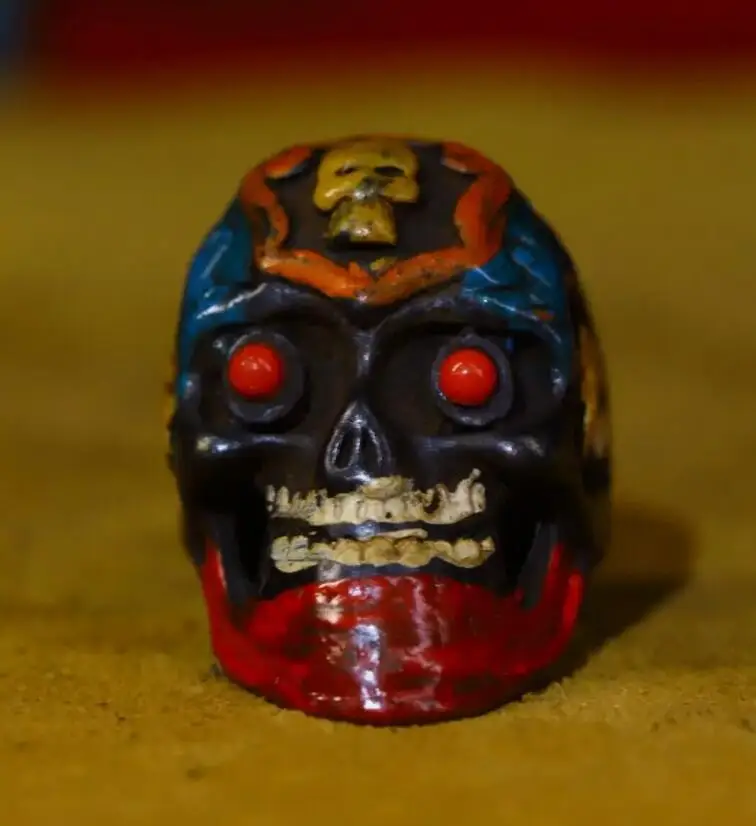 Китайское кольцо из чистой меди с инкрустацией тибетское фэн-шуй Shri chitiпати на