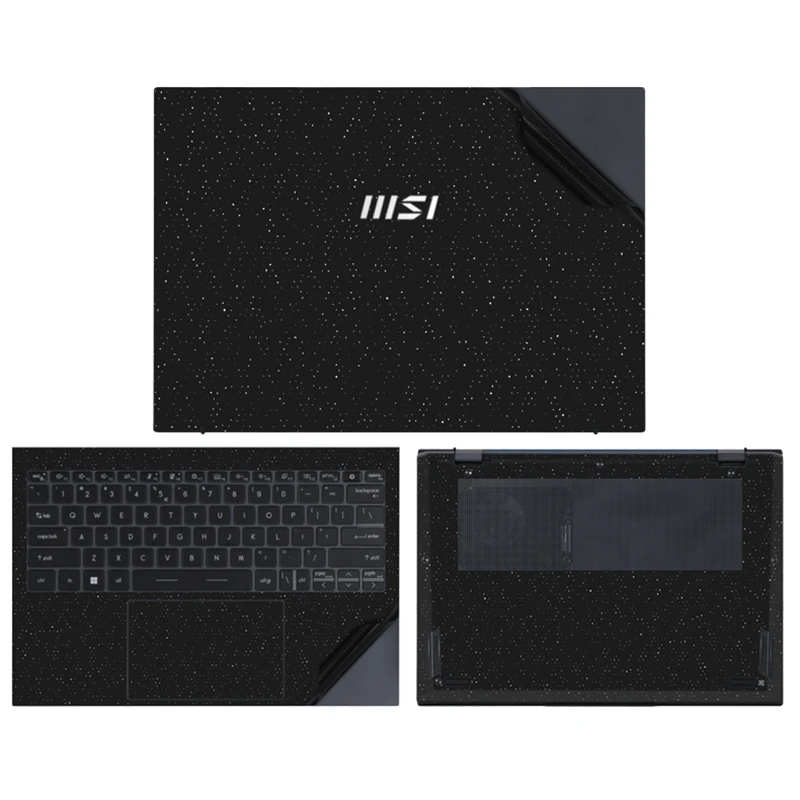 Кожа для ноутбука MSI Prestige 13 AI evo A1MG 2024 14 Evo 2021 виниловые наклейки Summit E16 E13 Flip A11MT A12M