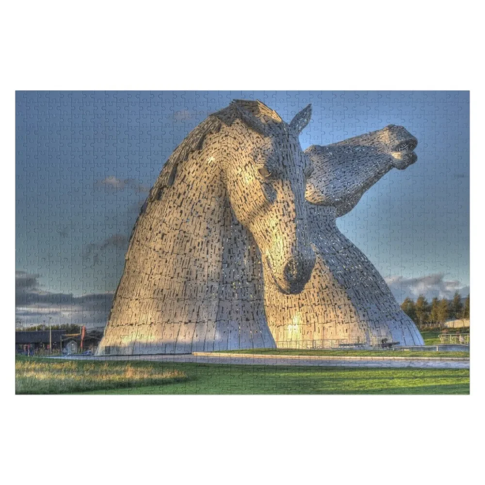 Пазл Kelpies индивидуальное фото деревянный декор картины персонализированное