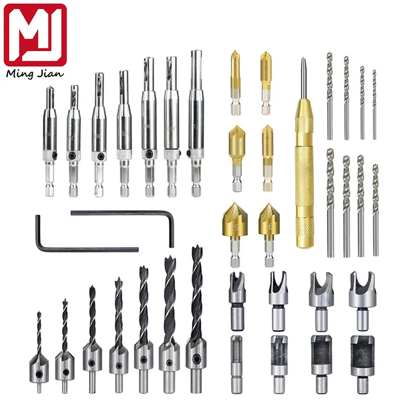 

Деревообрабатывающие фаски, сверлильные инструменты, набор сверл, деревообрабатывающий резак с тремя заостренными зенкерами, сверла