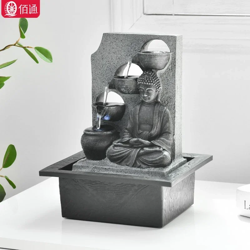 Фэнтезийные подарки домашний настольный фонтан со светодиодной подсветкой