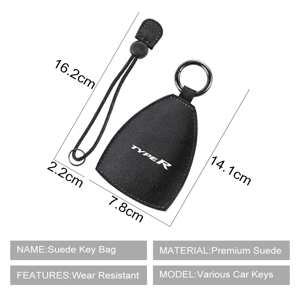 Для Honda Civic Fk7 Тип R Fk2 Fk8 Accord Crv Fit Mugen Power Accessories 2012-2023 Премиум замшевый защитный чехол