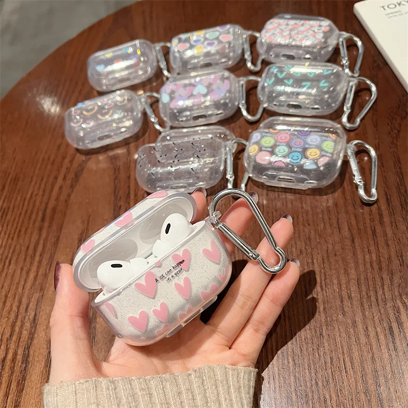 

Мягкий блестящий чехол из ТПУ для наушников Apple Airpods 1 2 3