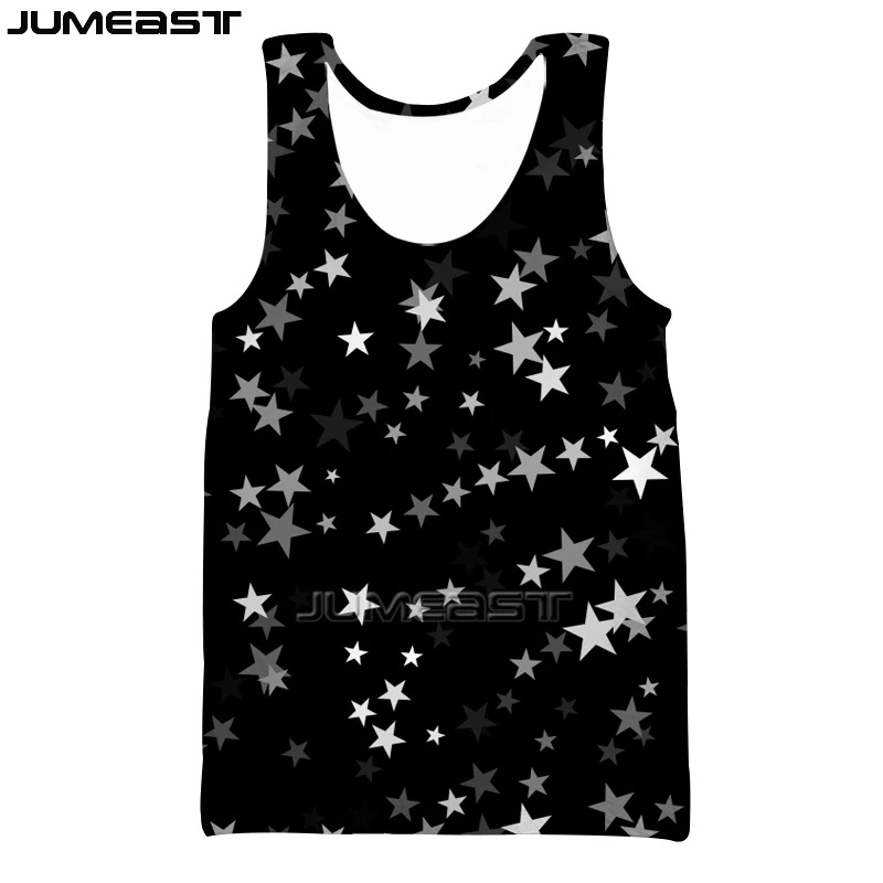 

2022 Men's Clothing Women 3D Women Vest Star Streetwear Harajuku Oversized Funny Sport Pullover Summer Fashion Tank Tops Tees