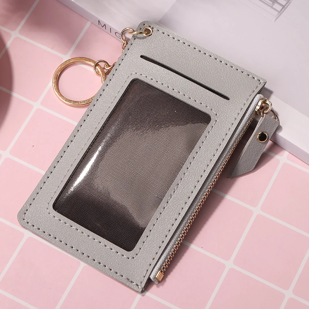 

Женский короткий кошелек, модный тонкий клатч для фото и карт, Женский Повседневный мини-кошелек для монет