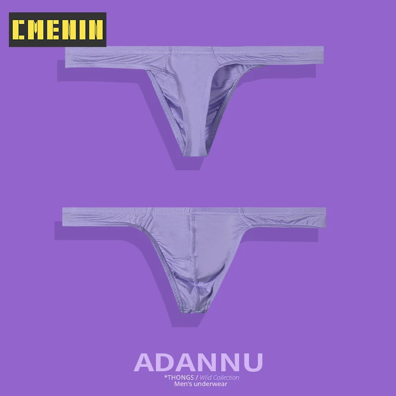 

1Pcs Breathable Gay Sexy Underwear Man Jockstrap Underpants 2021 New Cotton Stringi Men Thong And G String Men Panties For Men