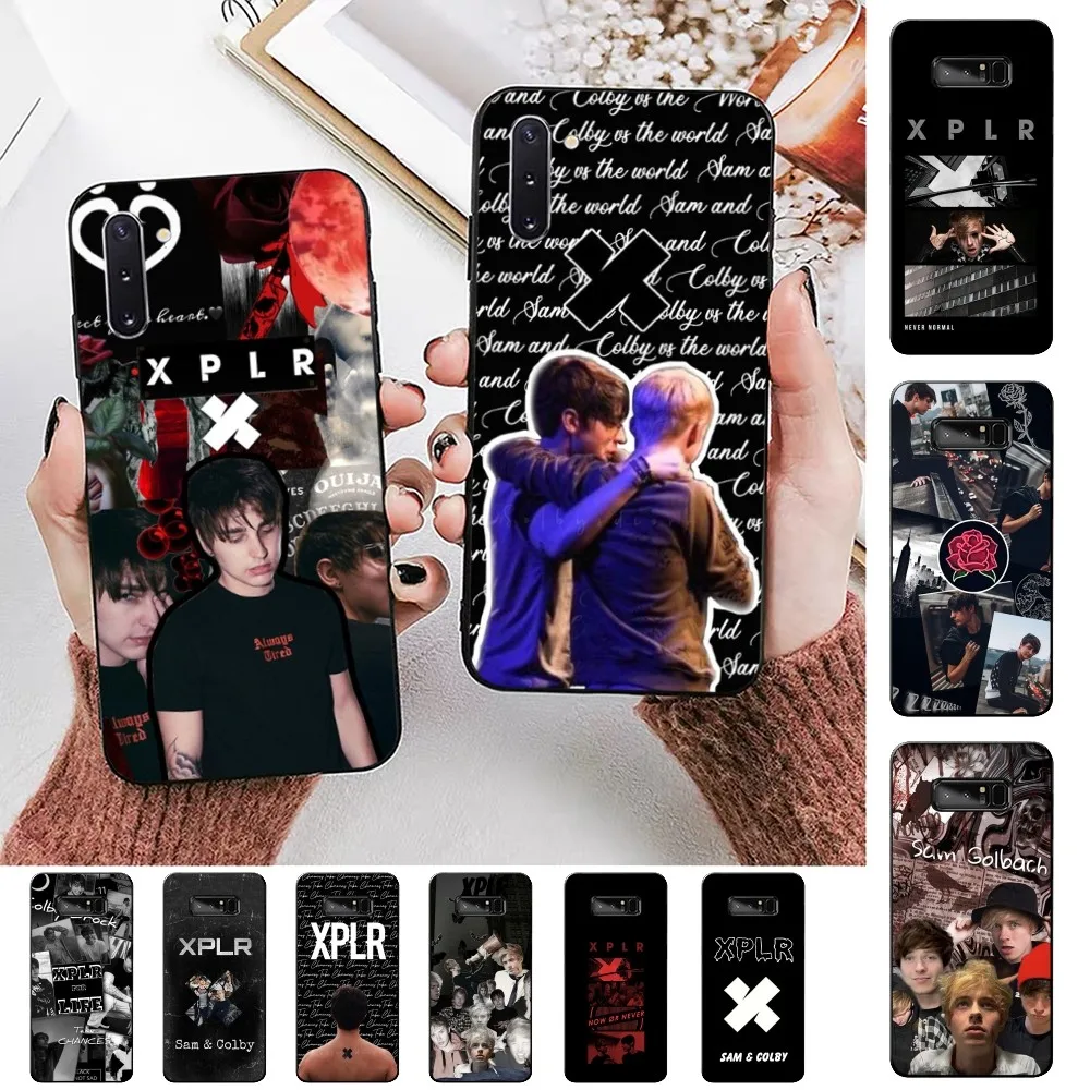 Чехол для телефона Sam and Colby XPLR Samsung Note 8 9 10 20 pro plus lite M 11 30 21 31 51 A 22 42 02 03
