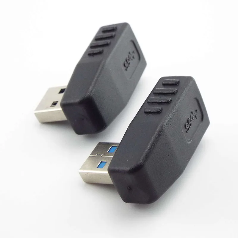 USB 3.0 A переходник-переходник папа-мама 90 градусов левый и правый угловой