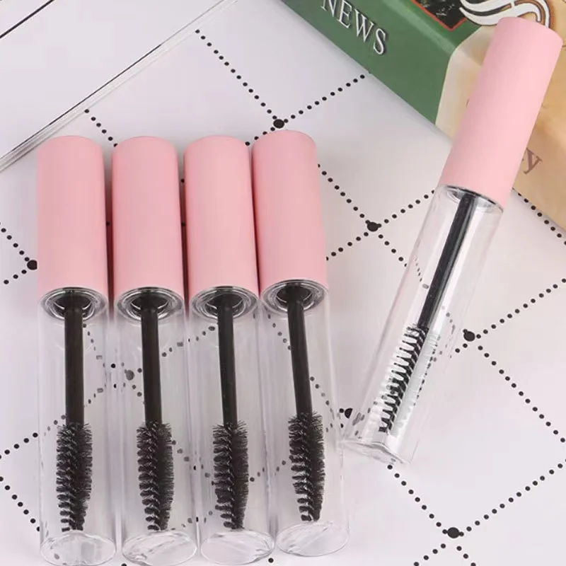 

10ml Empty Eyelash Tube Mascara Tube Bottle Tool DIY Mascara with Leak-proof Inner Lid with Silver Lid Sample Cosmetic Container