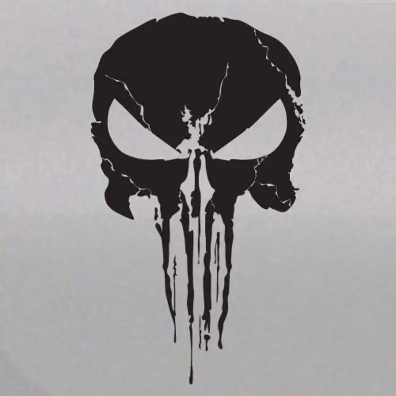

Distressed Skull Skull Distressed Drawn Bed SUV Hood Door Graphic Vinyl Decal Truck Car Van Pickup Wrap Sticker Tailgate
