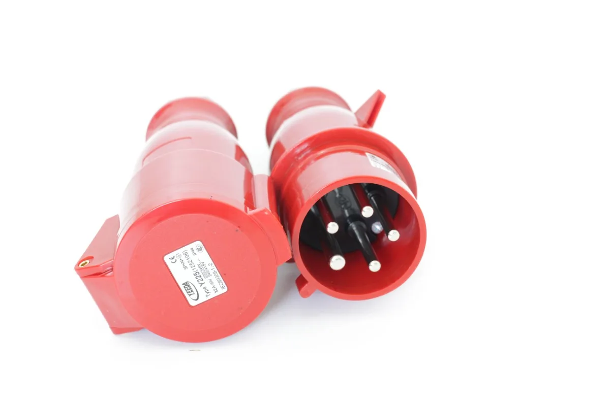 Сценическое оборудование 5x6 мм 32A CEE 5-контактный удлинитель кабеля питания с