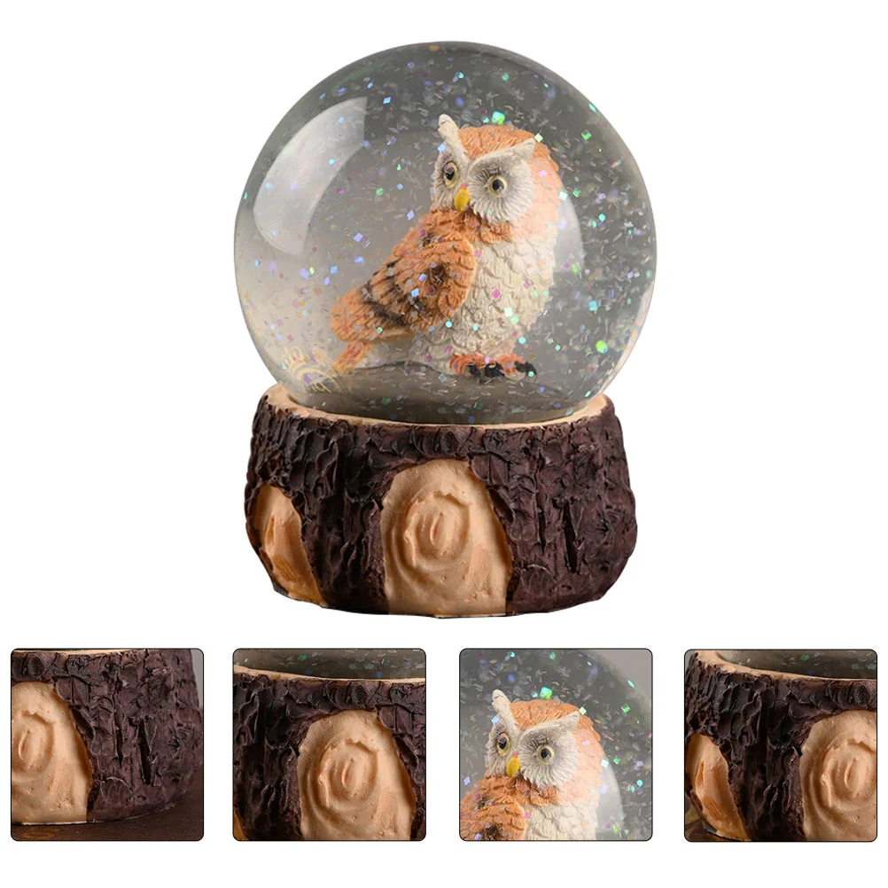 

Owl Crystalfigurine Decorative Ornament Decoration Decor Model Simulated Figures Animals Statuesanimal Creative Realistic Statue