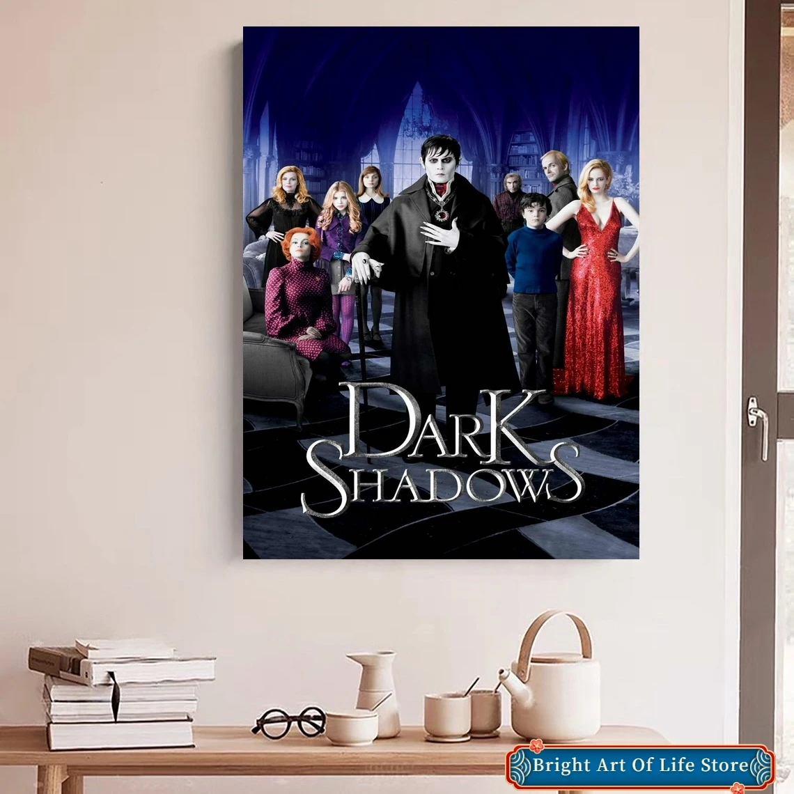 

Плакат из фильма «темные тени» (2012), художественная Обложка, Фотопечать со звездами, Декор для дома в квартире, настенная живопись (без рамки)