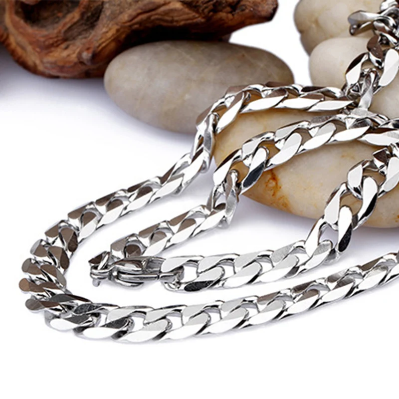 

Stainless Steel Chains Necklaces Mens Figaro Long Steel Necklace Large Gold Hip Hop Jewelry on The Neck Chain 2023 Steampunk