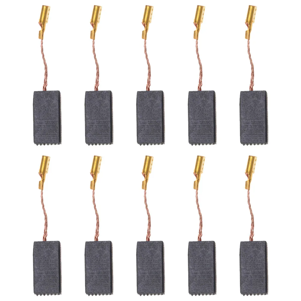 

10 шт. аксессуары универсальный портативный простой в установке Медный двигатель карбоновая щетка электроинструмент для угловой шлифоваль...