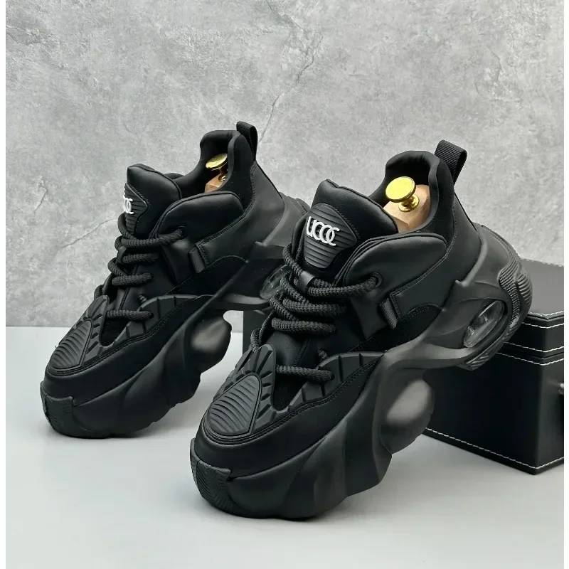 Zapatos Para Hombres 2024 Nuevos Transpirables Y Casual Correr Deportivos Con Suelas Gruesas