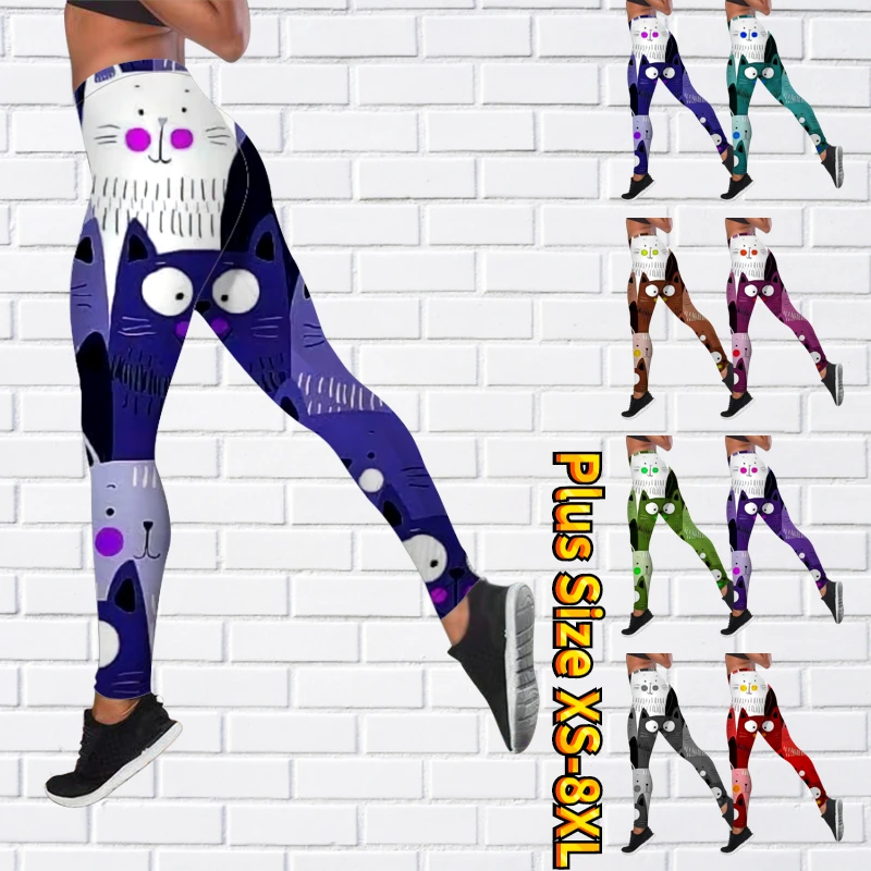 

Спортивные колготки с высокой талией, тренировочные колготки для фитнеса, новый дизайн, Колготки с принтом, костюм для йоги, женские эластичные штаны для йоги