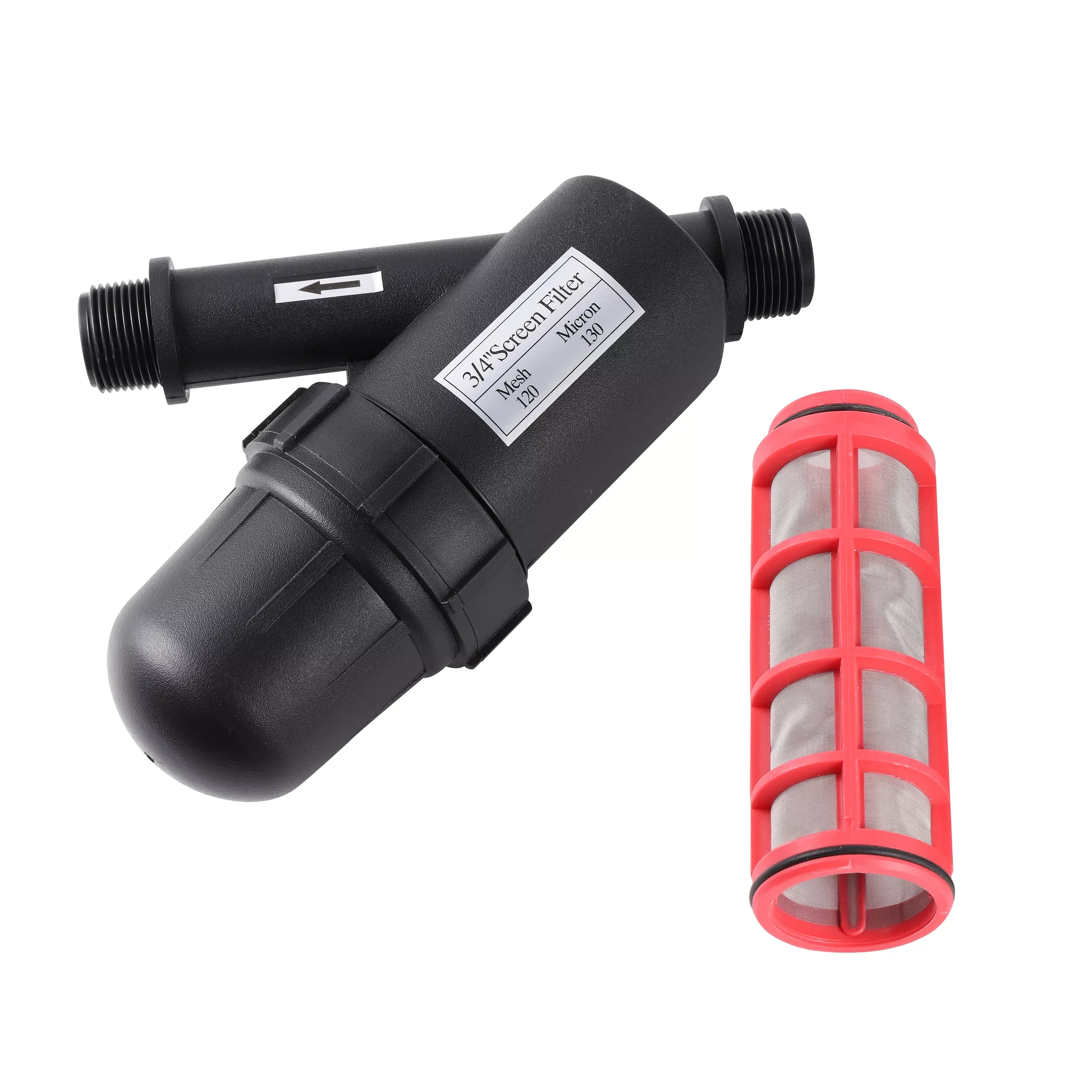 

Male Thread Screen Water Filter 120 Mesh Stainless Steel Filter Garden Irrigation Misting Spray System Impurities Strainer
