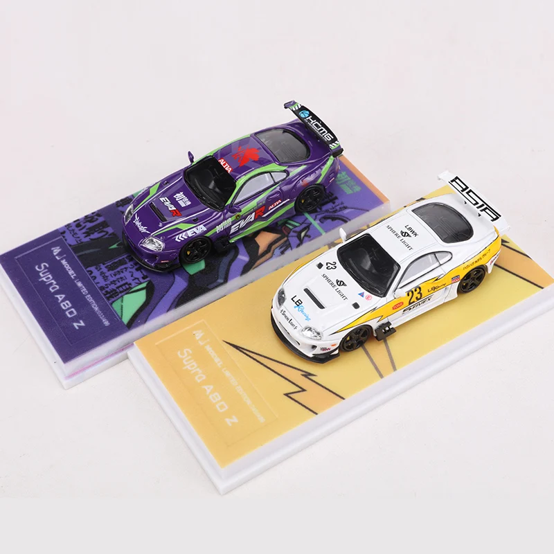 Модель автомобиля из сплава MJ 1:64 Supra A80 Z LBWK Elva