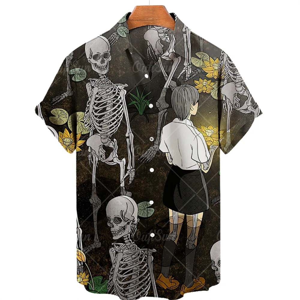 

Summer Shirts for Men Chemise Hawaiienne Homme Blouses Camisas De Hombre Chemise Homme De Luxe Ropa Hombre Roupas Masculinas