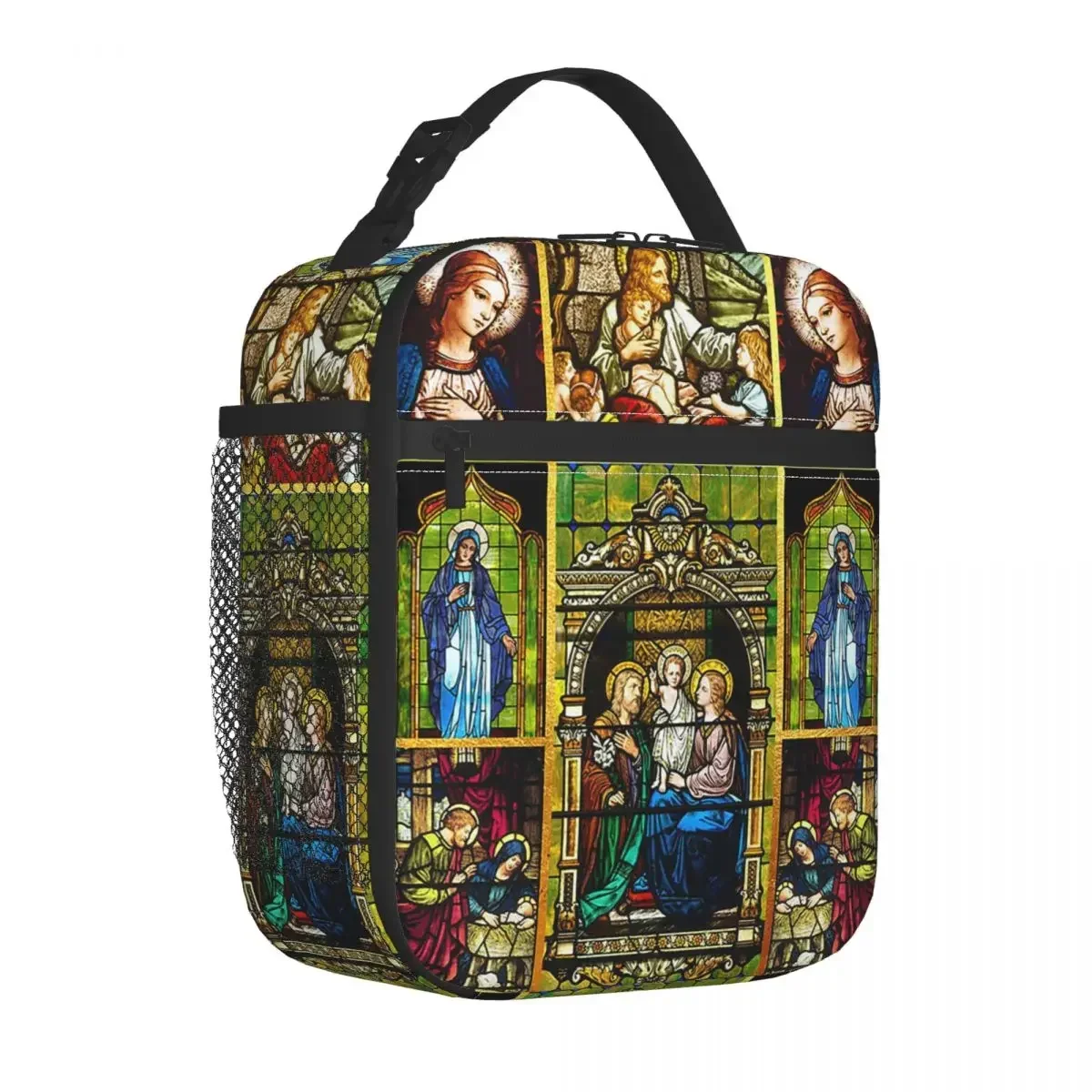 

Our Lady Of Guadalupe Virgin Mary Insulated Lunch Bag Meal Container Thermal Bag Tote Lunch Box Work Outdoor Food Bag