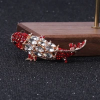 rhinestone lithium fish brooch brooch jewelry vintage banquet brooch ladies crystal brooch and brooch accessories