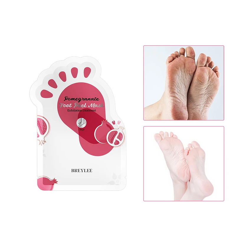 

BREYLEE Foot Mask Peeling For Legs Feet Mask Strawberry Exfoliating Socks Scrub Remove Skin Foot Patch Foot Care