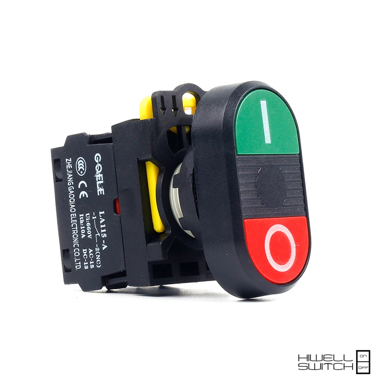 

5 PCS Push button switch Flush button Momentary IP40 1N0+1NC LA115-A1-11R