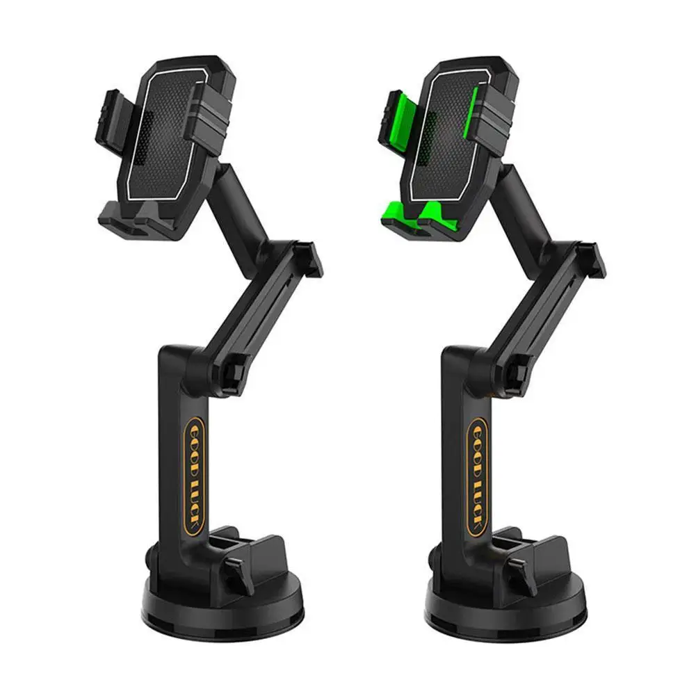 

Mobile Phone Holder Long Arm Shockproof GPS Stands Suction Cup Dashboard Phone Holder Windshield Smartphone Bracket
