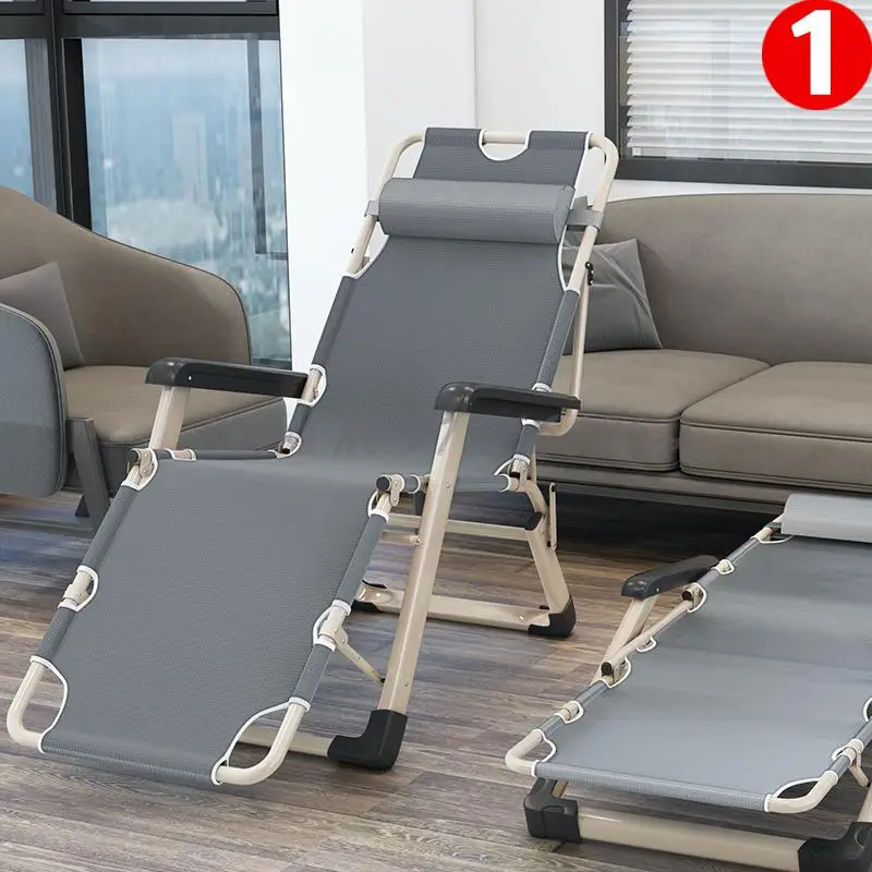 Recliner Folding Lunch Break Siesta Office Artifact Bed Balcony Home Leisure Backrest Elderly Lazy Sofa Chair |