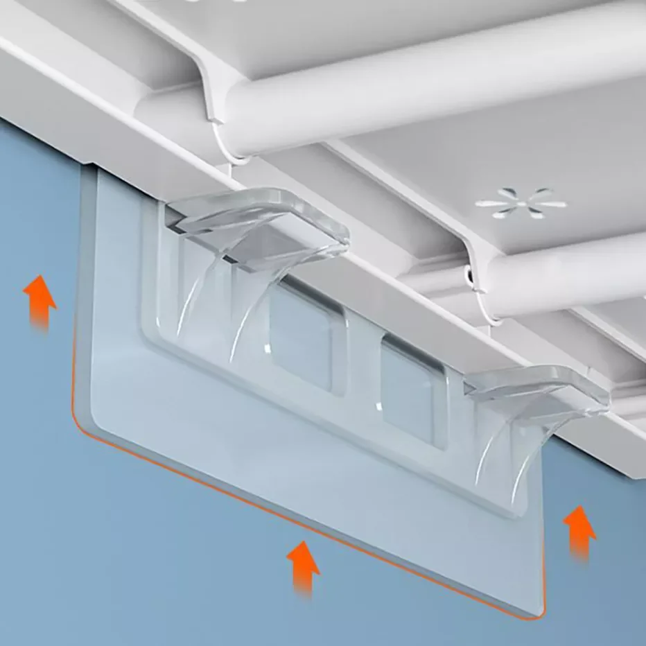 

Lengthen Shelf Support Pegs Self Adhesive Punch Free Closet Cabinet Wardrobe Shelf Holder Rack
