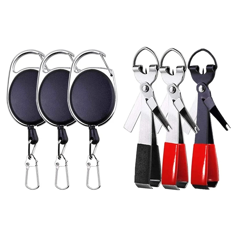 

Fishing Quick Knot Tying Tools 4 in 1 Mono Line Clipper Combo Include Fly Line Clippers Hook&Sharpener Hook Eye Needle