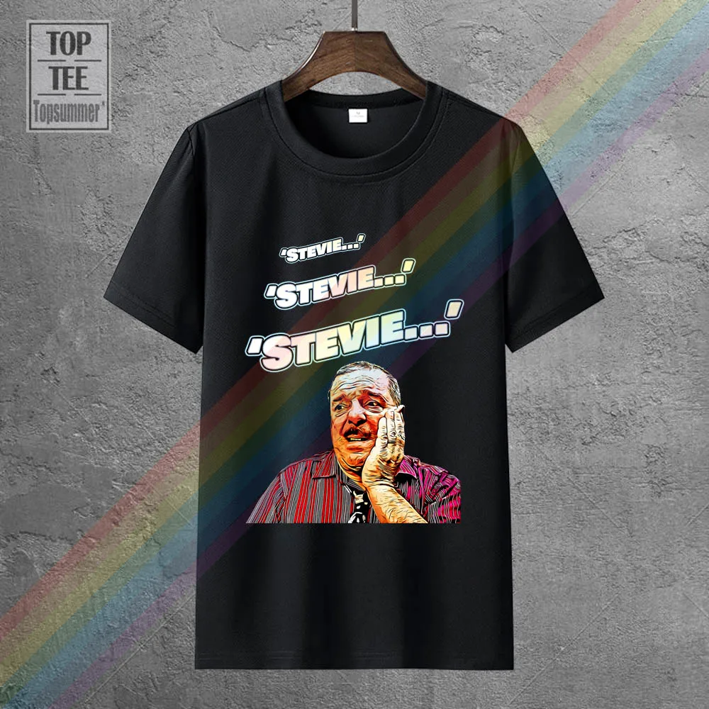 

Футболки с надписью «Still Game Stevie The Bookie», готические Забавные футболки, одежда из аниме «ужас», черная футболка с черепом, Ретро футболка