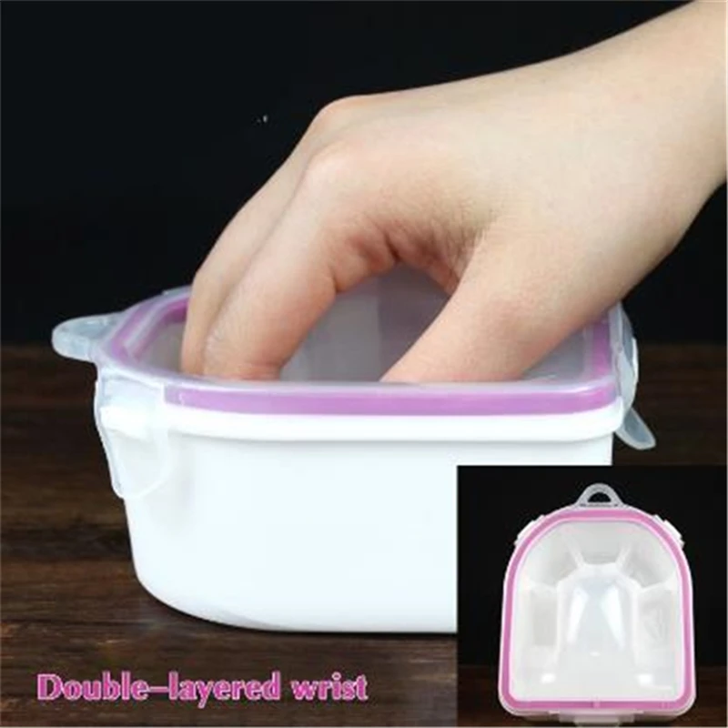 

Nail Polish Remover New Plastic Thicken Soaker Bowl Nail Art Gel Soak Treatment Health Tool Durable Horny Care Bubble Bowl