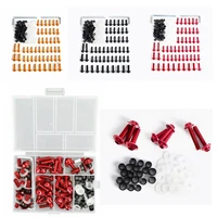 158pcs easy installation body modification generic motorcycle accessories screw fastener clip fairing bolt kit goggles