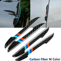 46pcs car door protector stickers strip bumper carbon fiber car accessories door scratch bumper scuff trim stickers for bmw