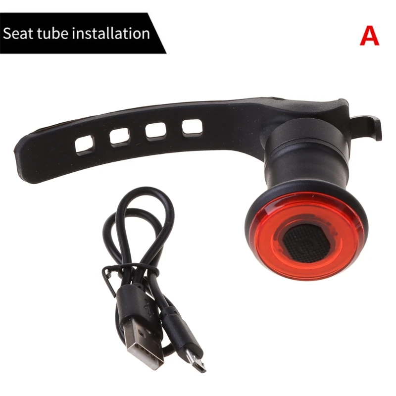 

Taillights Intelligent Induction Brake Lights USB Charging Cycling Light Drop Shipping