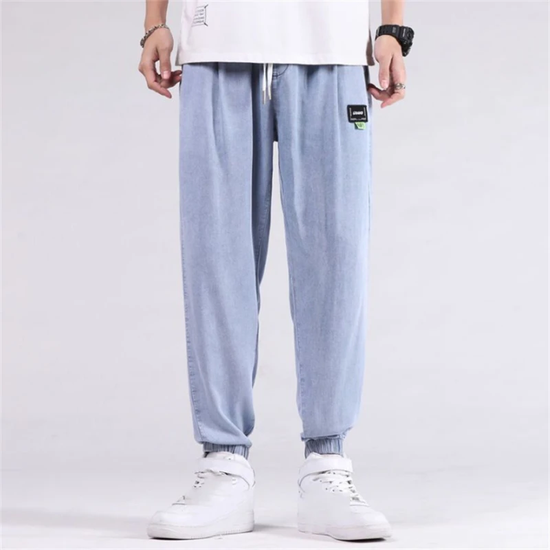 

Ice Silk Harem Pants Men Summer Casual Pants Loose Trousers Outdoor Comfort Sweatpants Pantalones Masculinos