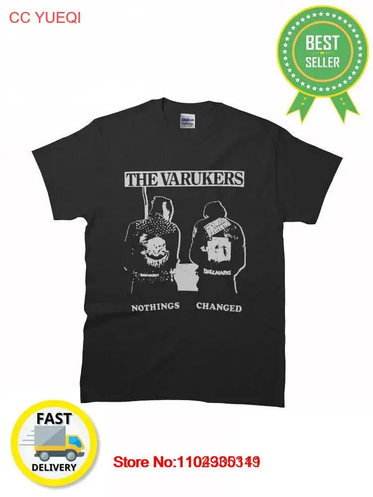 Best Match The Varukers — классическая футболка премиум-класса Nothings Changed размеры от S до 2XL