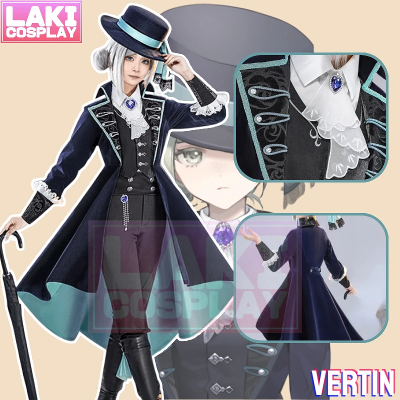 

Game Reverse:1999 Cosplay Timekeeper Vertin British Retro Style Costume Reverse1999 Vertin Cosplay Halloween Costume Vertin Wig