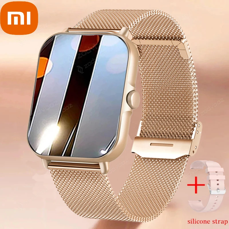 

XIAOMI Smart Watch Women Heart Rate Bluetooth Anwser Call Wether Smart Bracelet ladies Smartwatch Women Men For Xiaomi Huawei