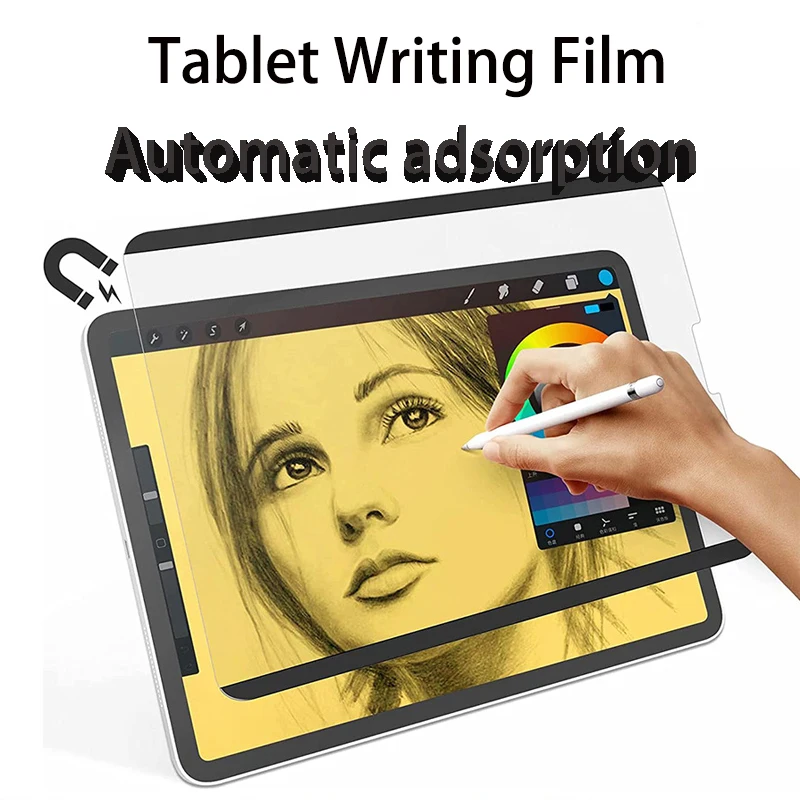 

New Tablet Protective Film For Apple Ipad Mini 6 Detachable Automatic Adsorption Paper Film Writing Film
