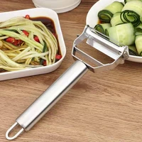 stainless steel multi function peeler slicer vegetable fruit potato cucumber grater portable sharp kitchen accessories tool