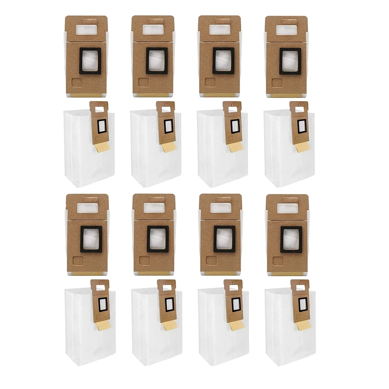 

Top Deals 16 Pack Dust Bags Replacement Fit For Xiaomi Roborock S7 S7+ Vacuum Cleaner Auto-Empty Dock 3L Large Capacity