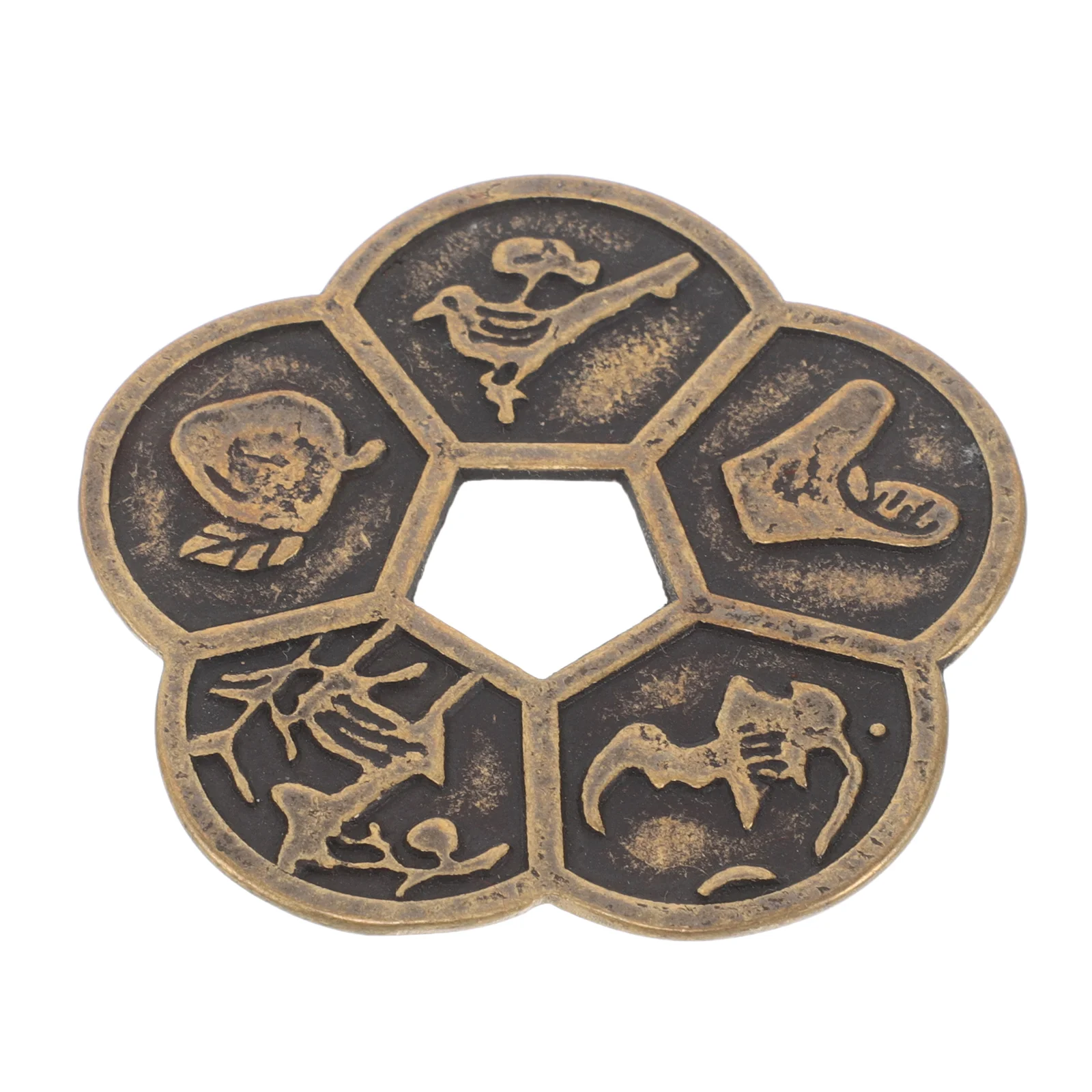 Фэн-шуй Lucky Многофункциональная китайская нежная медь для коллекционеров