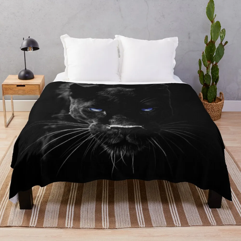 

BLACK PANTHER Throw Blanket double blanket for summer